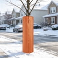 thumbnail image 4 of Tree Rhizome Protector Winter Cold Protection Cover for Trees and Shrubs, Aluminum Foil Insulated Tree Trunk Wrap for Freeze Frost Wind Sun Protection, 100x30cm, 100%Oxford Cloth Construction, Brown, 4 of 6