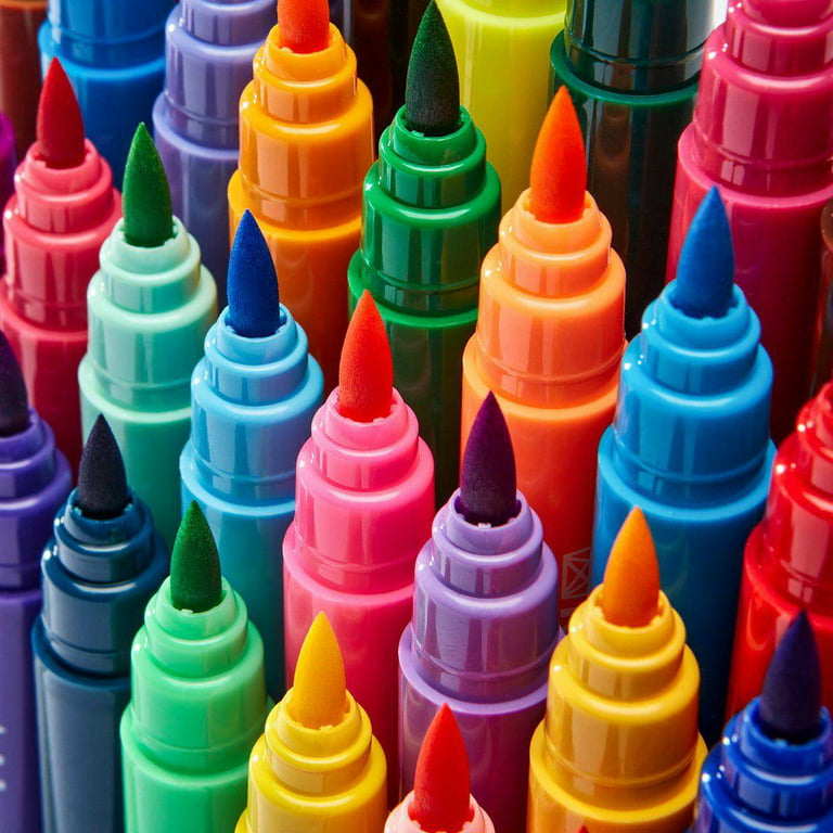  KINGART Watercolor Brush Markers, 36 Piece, Multicolor, 410-36