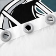 thumbnail image 3 of Erosebridal Football Philadelphia Curtains and Drapes (42x90), Soccer Sport 30%-50% Blackout Curtains for Bedroom, Teal Grey Curtains for Living Room, Window Curtains Bedroom Decoration, 3 of 6