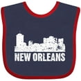 thumbnail image 3 of Inktastic New Orleans Skyline Grunge Boys or Girls Baby Bib, 3 of 4