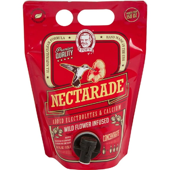 POP'S Nectarade, Concentrate - Makes 150oz Humming Bird Nectar (50.7oz)