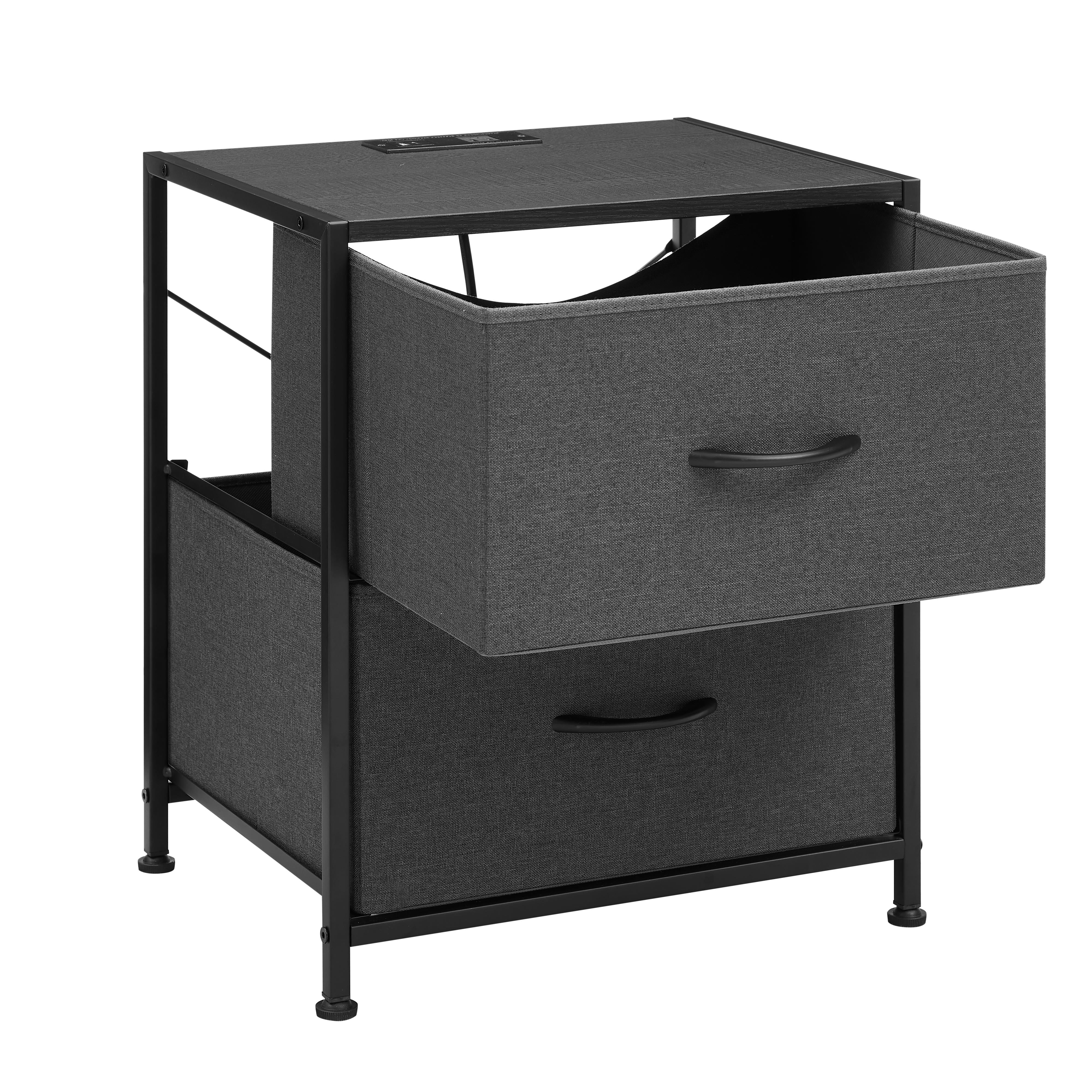 Mainstays 2-Pack Fabric Nightstand