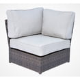 thumbnail image 4 of Living Source International LSI 6 Piece Cup Table Sectional Set Outdoor Furniture Patio Sofa Set, 4 of 5