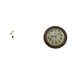 thumbnail image 5 of Reloj de pared con estatua de hoja, obra decorativa, canto de pájaros, alarma, hierro, madera, vidrio, escultura minimalista, adecuado para sala de es, 5 of 7