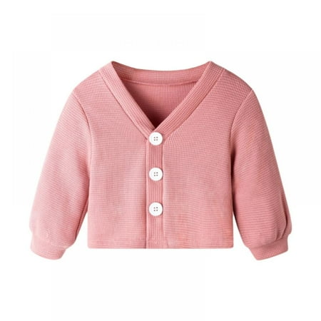 

Girl Knit Sweater Cardigan Casual Long Sleeve Button Knitted Sweaters Coat Warm Tops Girl Clothes For Girl