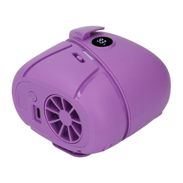 Ventilador De Abrazadera De Cintura Portátil Recargable Con Pantalla LED, Difusor De Aceite Esencial, Potente Flujo De Aire, Ventilador Portátil Para Exteriores