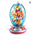 thumbnail image 2 of Hummingbird Feeders for Outdoors Stained Glass Leakproof Birds Feeder Hummingbird Feeder, 2 of 7