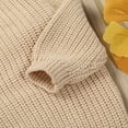thumbnail image 6 of Ehfomius Newborn Baby Girls Boys Knit Sweater Long Sleeve Knitted Sweaters Fall Winter Warm Pullover for Toddler Clothes, 6 of 7