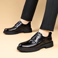 thumbnail image 4 of Men's Premium Cowhide Leather Shoes Fashionable Versatile Casual Shoes, 4 of 7