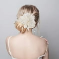 thumbnail image 2 of LILELIS Feather And Flower Party Hair Clip 1pc, 2 of 8