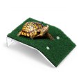 thumbnail image 2 of Plataforma de Sol para Tortugas de Bargains Únicos Hierba de Simulación Decoración de Muelles para Reptiles Natural Ramp para Hábitat de Tortugas Verde, 2 of 7