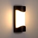 thumbnail image 1 of Aplique de pared LED para interior y exterior, 10 W, resistente al agua, IP65, aluminio antracita, iluminación decorativa, luz blanca cálida de 3000 K, lámpara para exterior para sala de estar,, 1 of 6