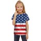 thumbnail image 2 of Gibobby Camisa Elegante Camisetas para niños pequeños, camisetas con estampado gráfico 3D del 4 de julio, camisetas de manga corta a la moda para niños y niñas, camisetas （Rosa， 8-9 Años), 2 of 4