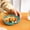 Green, variant on Apples Shape Plates Impregnable Dinner Plates Dishwasher Microwave Safe Plastic Plates Reusable Lightweight Plates For Kitchen Or Camping 5.7x5.5 Inches