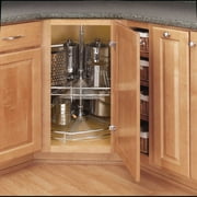 Rev-A-Shelf 5272-32 5272 Series 32" Diameter D-Shaped Two Shelf Metal Wire Lazy Susan Set with 26-32"... by Rev-A-Shelf