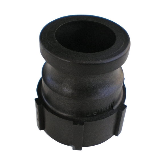 Adaptador macho Abbott Rubber Polipropileno de 7,62 cm de profundidad x 7,62 cm de profundidad