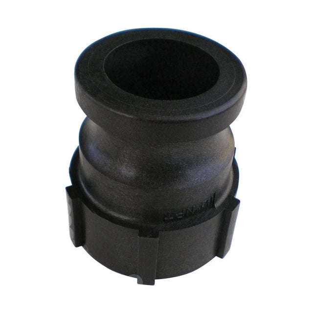 Adaptador macho Abbott Rubber Polipropileno de 7,62 cm de profundidad x 7,62 cm de profundidad