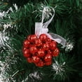 thumbnail image 3 of SDJMa 5Pcs Glitter Christmas Ball Ornaments Christmas Tree Ornaments Hanging Sequin Foam Christmas Balls Decoration for Xmas Tree Wreath Garland Christmas Home Decor (Red), 3 of 6
