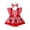 Red, variant on Zanarzt Baby Girl Newborn Clothes Baby Girl Summer Clothes Cute Romper Dress Plaid Outfit Smocked Bodysuit Outfit Red,9-18 Months