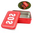 thumbnail image 4 of HLONK 4pcs SOS Outdoor Survival Emergency Tool for Wire Saws Folding Compass Multi-Purpose Plier with Flashlight Fire Starter Whistle Storage Box (Red), 4 of 6