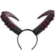 thumbnail image 1 of 1 pieza de tocado de carnaval con pelo de cuerno, accesorio para disfraz, tocado de cuerno de diablo, diadema de cuerno, 1 of 6