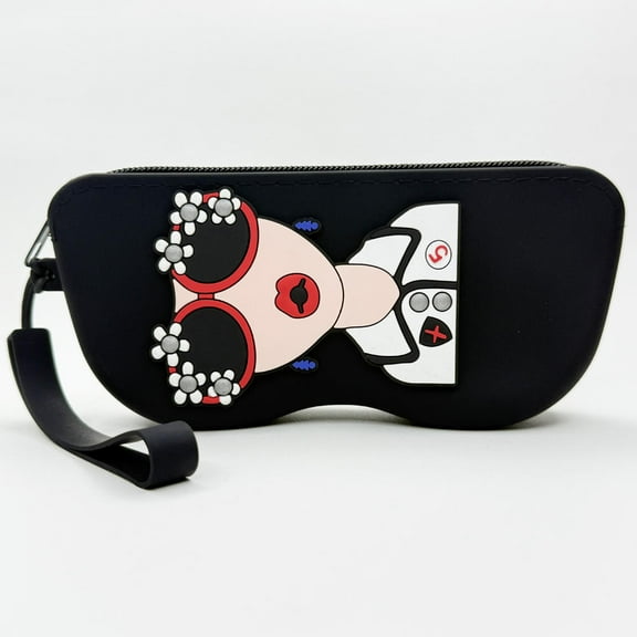 Available Fashion Glasses Case Storage Bag Portable With Anti-Drop With Hanging Handle For Glasses, Makeup Accessories