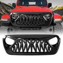American Modified AMJPCA00104 Front Shark Grille for Jeep Wrangler