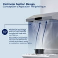 thumbnail image 5 of Hauslane UC-PS38 30-in Ducted White Undercabinet Range Hood with Steam Clean, 5 of 12