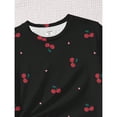 thumbnail image 5 of Grblisyd Girls Outfits Size 10-12 Cute Cherry Print Crew Neck Short Sleeve Tops and Elastic Waist Bike Shorts Set, 5 of 5