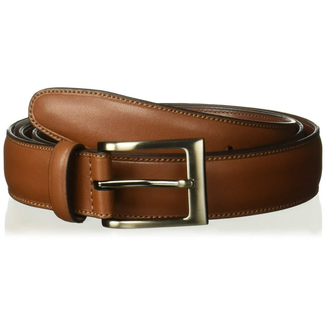 Cinturón de piel Timothy de Perry Ellis, color marrón, talla 54
