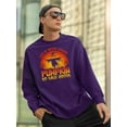 thumbnail image 2 of Pumpkin To Talk About Sweatshirt Men -Image by Shutterstock, Male 4X-Large, 2 of 4
