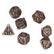 thumbnail image 4 of Dados de metal, 7 piezas, dados poliédricos con patrón de mancha de sangre de calavera, dados con patrón de calavera, tecnología de vanguardia, 4 of 14