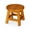 Natural, variant on Maple Leaf Carved Stool in Espresso / Easy to Carry for Different Uses
