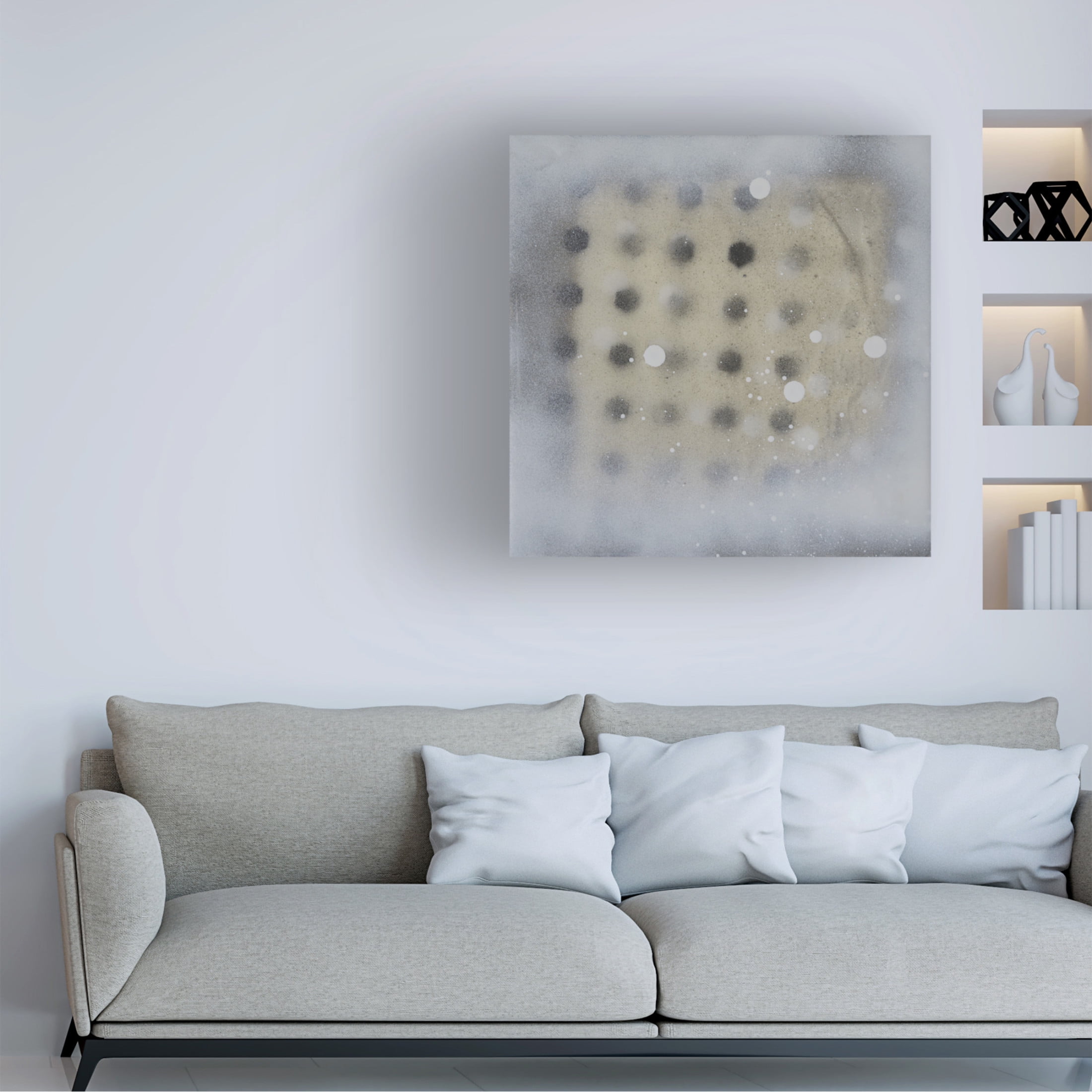 Trademark Fine Art Erin McGee Ferrell  Polka Squares II Canvas Wall Art