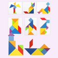 thumbnail image 3 of STARTIST Travel Tangram Puzzle, Pattern Block Game Jigsaw Shapes for Kids Adult Challenge, 3 of 8