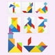 thumbnail image 3 of Viaje Tangram Rompecabezas Rompecabezas Bloque Juguete 120 Patrones Portátil, 3 of 8