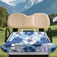 thumbnail image 3 of XYZCANDO Tropical Hibiscus Golf Cart Seat Cover with 4 Pockets - Washable Non-Slip Seat Protector for 2-Seat Golf Carts, 3 of 9