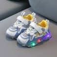 thumbnail image 2 of Light Led on Girls Mesh Luminous Sneakers Toddler Support Shoes Sport on Shoes for Running Size Toddler Shoes Boys Girls Shoes Toddler Boy Tennis Shoes Size Shoes Tennis Shoes for Girls, 2 of 6