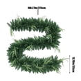 thumbnail image 3 of PONPRNGY Christmas 108IN Green Wreath and Garland Artificial Faux Greenery Norfolk Pine for Holiday Indoor Mantle Decor, 3 of 9