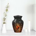 thumbnail image 6 of JAGASY Butterfly Burial Urn for Ashes Adult Male and Female - Decorative Keepsake Urn for Ashes for Women - Small Leaf Cremation Urns - Black Funeral Urns for Mom - ( 3 Inch ), 6 of 7