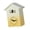 Yellow, variant on 7829 Cuckoo Wall Clock Decorative Clock Cuckoo Clock Volumes Adjustable Cookoo Clock