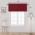 thumbnail image 2 of Cortina DWCN Valance 132x36 cm Burgundy Blackout, 2 of 8