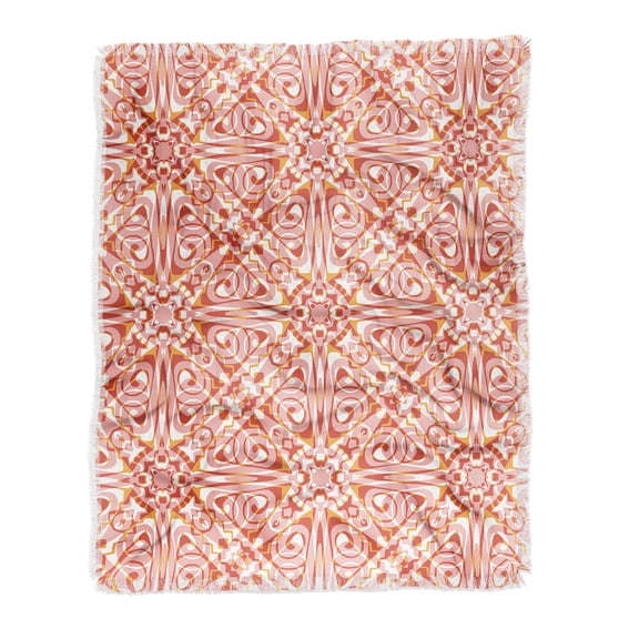 Society6 Wagner Campelo Splash Dots 3 Woven Throw Blanket