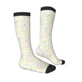 thumbnail image 4 of Lsque Colorful Dandelion Printed Crew Socks Men's Women's LightWeight Thin Casual Calf Socks ,Knee High Socks,Cotton Socks, 4 of 9