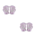 thumbnail image 1 of Sonducket Lindas mujeres gato garra pata mitones de felpa cálido felpa corto sin dedos mullido oso gato guantes disfraz medio dedo Type1 NO1, 1 of 6