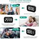 thumbnail image 4 of Black Digital Kitchen Timer, 3.5" Large LED Digital Countdown Countup Timer, Magnetic Kitchen Timer with 3 Levels Volume, Loud Alarm, Memory Function, 4 of 5
