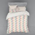 thumbnail image 1 of Ambesonne Retro Bedding Set 4 Pcs, Triangle Zig Zag Crackles, Queen, Multicolor, 1 of 3