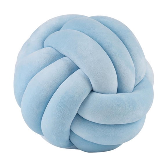 Knot Pillow Ball Soft Home Decorative Throw Pillows Cushion, Round Changeable Knotted Pillows Modern Handmade Cushions for Bedroom Sofa Couch