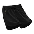 thumbnail image 2 of Aursykel M-5XL Mens Shorts with Zipper Pockets Big and Tall Summer Running Hiking Workout Comfy Short Pants, 2 of 4