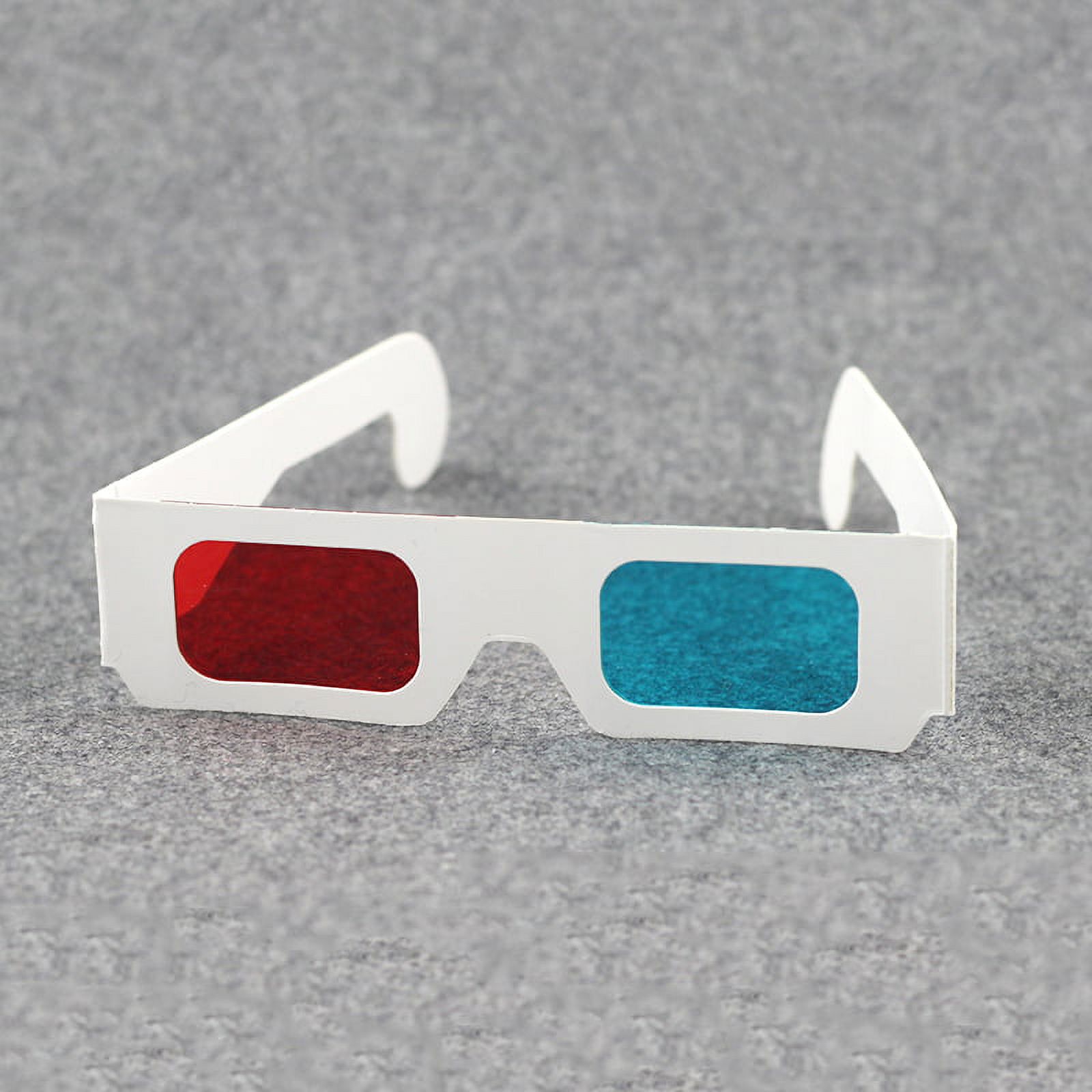 Universal Anaglyph Cardboard Paper Red Blue Cyan 3d Glasses Movie Glasses NEW - image 4 of 7